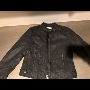 Cute faux leather jacket